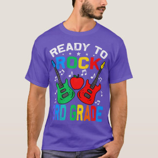 T-shirt Prêt À Rejoindre La 3E Année À L'École Guitare Pre