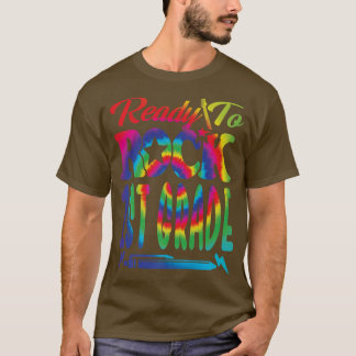 T-shirt Prêt À Remettre La 1Ere Année À L'École Teinture P