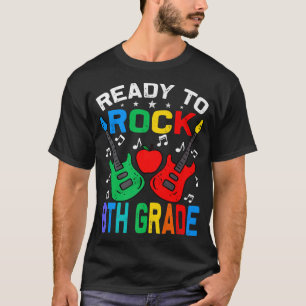 T-shirt Prêt À Remonter La 8E Année À L'École Guitare Prem