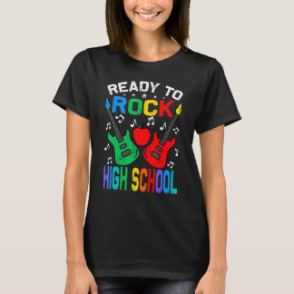 T-shirt Prêt À Renvoyer Le Lycée À L'École Guitare