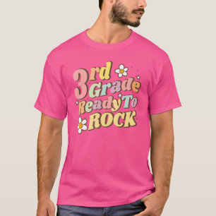 T-shirt Prêt à rocher 3e année Enseignants Famille Retour 