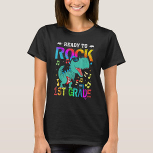 T-shirt Prêt À Rock Dinosaure 1Er Grade Garçons Retour À S