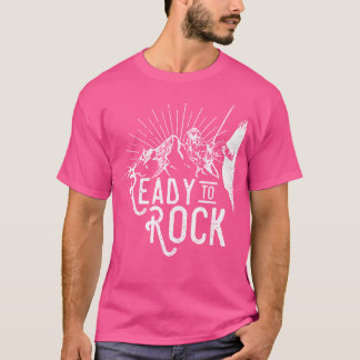 T-shirt Prêt À Rock Mountains Escalade