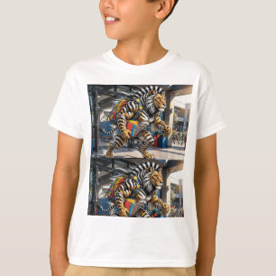 T-shirt Prêt à Rugir dans l'Apprentissage École du Tigre