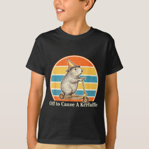 T-shirt Prêt à semer la pagaille drôle de trottinette de m