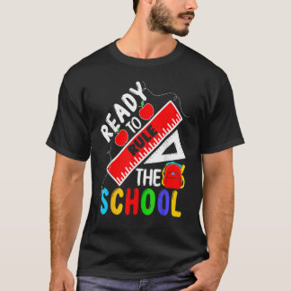 T-shirt Prêt Au Premier Jour De L'École Retour À L'École G