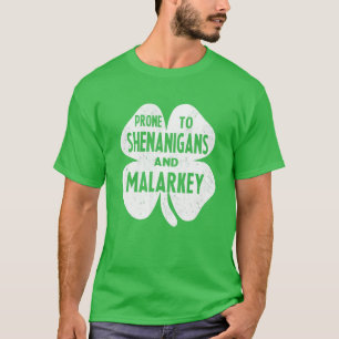 T-shirt Prêt Aux Shenanigans Et Au Jour de la Saint Patric