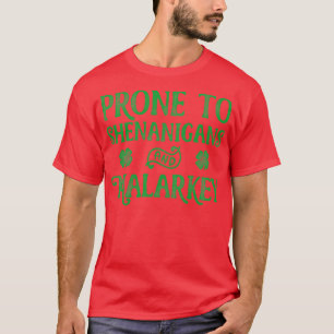 T-shirt Prêt Aux Shenanigans Et Au Jour de la Saint Patric