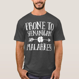 T-shirt Prêt Aux Shenanigans Et Au Jour de la Saint Patric