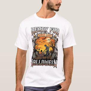 T-shirt Prêt depuis l'Halloween dernier Chariot de shoppin