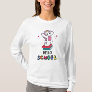 T-shirt Prêt pour l'école en ligne