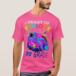T-shirt Prêt pour l'entraînement 3e année de retour à l'éc