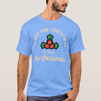 T-shirt Prêt pour Noël depuis Noël rétro