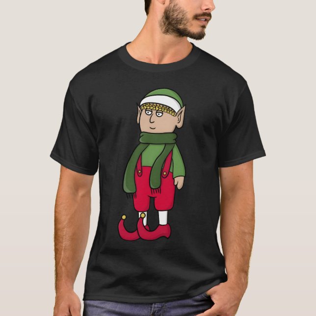 T-shirt Prêt pour Noël rétro (Devant)