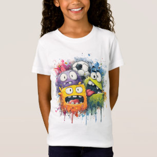 T-Shirt Prêt, Set, Jeu : Vibes de jeu pour enfants
