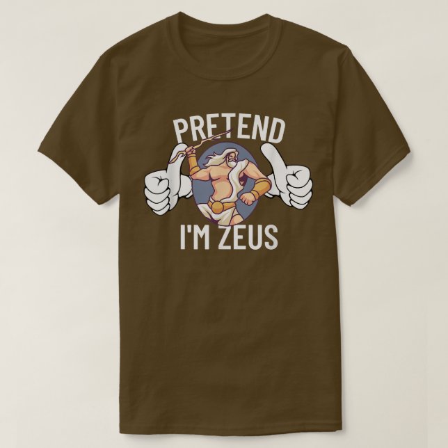 T-shirt Prétendre Im Zeus Halloween Costume Medusa Grec758 (Design devant)