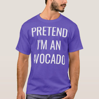T-shirt Prétendre Ix27m Un Amant Fruit Avocado Avocado