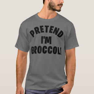 T-shirt Prétendre que je suis Broccoli Drôle Costume Hallo