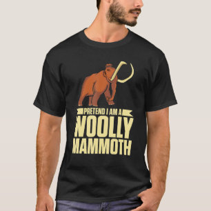 T-shirt Prétendre Que Je Suis Un Amant Préhistorique Laine