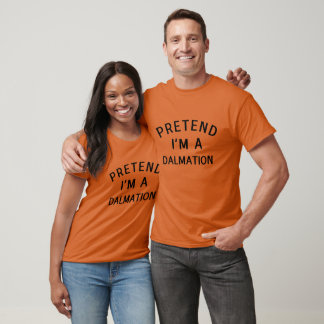 T-shirt Prétendre que je suis un Amoureux des chiens dalma