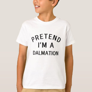 T-shirt Prétendre que je suis un Amoureux des chiens dalma