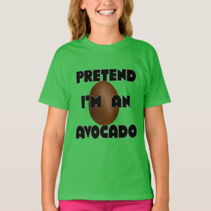 T-shirt Prétendre que je suis un Avocado, amusant costume 