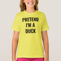 Prétendre que je suis un canard Halloween Gag d'au