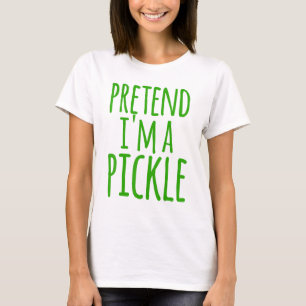T-shirt Prétendre Que Je Suis Un Costume De Picket Hallowe