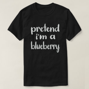 T-shirt Prétendre que je suis un costume d'Halloween blueb
