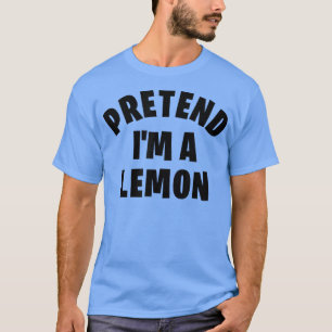 T-shirt Prétendre que je suis un costume d'Halloween citro