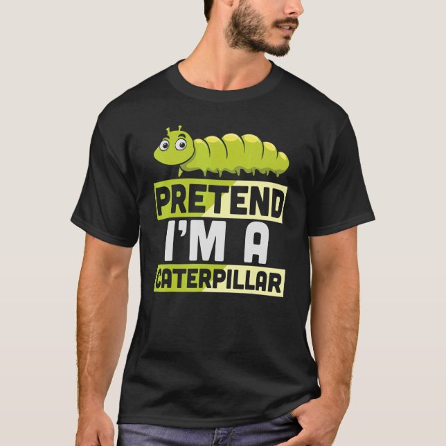 T-shirt Prétendre que je suis un costume d'Halloween de cr (Devant)