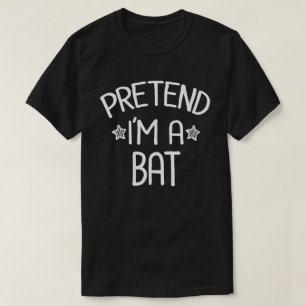 T-shirt Prétendre que je suis un costume d'Halloween faci