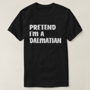 T-shirt Prétendre que je suis un costume d'Halloween faci