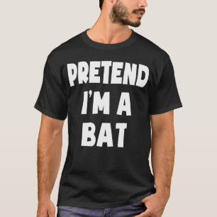 T-shirt Prétendre que je suis un costume d'Halloween faci