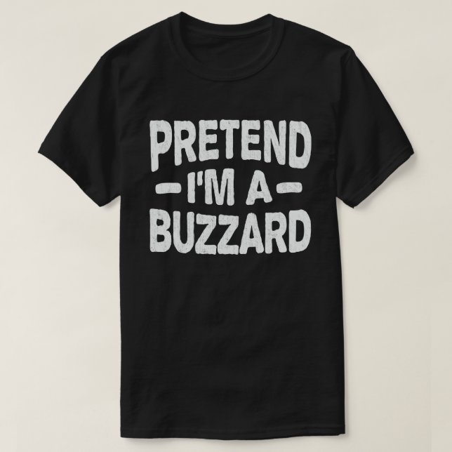 T-shirt Prétendre que je suis un costume d'Halloween facil (Design devant)