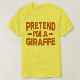 T-shirt Prétendre que je suis un costume d'Halloween facil