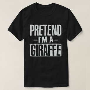 T-shirt Prétendre que je suis un costume d'Halloween facil