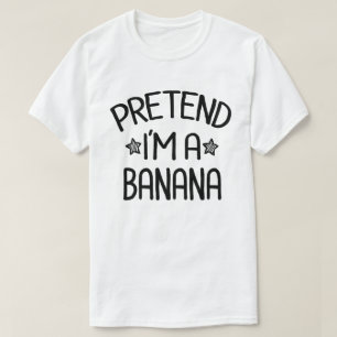 T-shirt Prétendre que je suis un costume d'Halloween facil