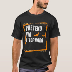 T-shirt Prétendre que je suis un costume d'Halloween facil