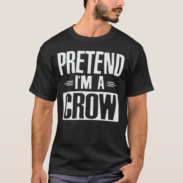 T-shirt Prétendre que je suis un costume d'Halloween facil (Devant)