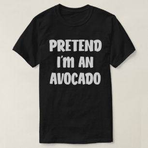 T-shirt Prétendre que je suis un costume d'Halloween facil