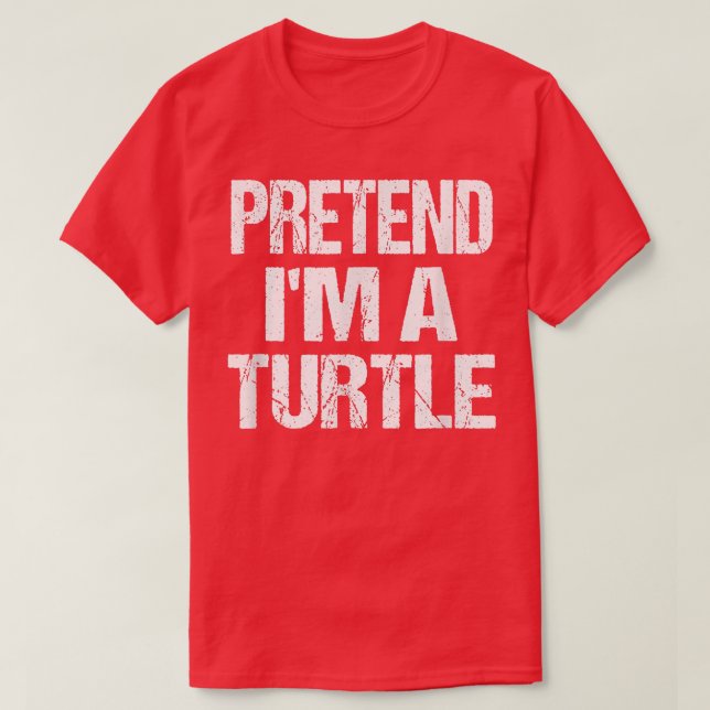 T-shirt Prétendre Que Je Suis Un Costume D'Halloween Facil (Design devant)