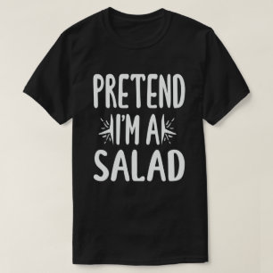 T-shirt Prétendre que je suis un costume d'Halloween facil