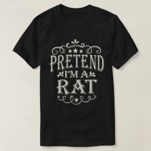 T-shirt Prétendre que je suis un costume d'Halloween facil