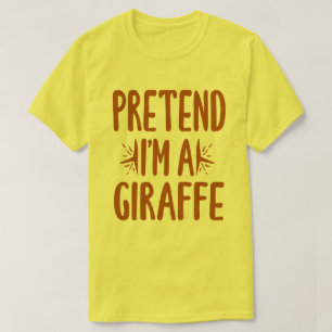 T-shirt Prétendre que je suis un costume d'Halloween facil