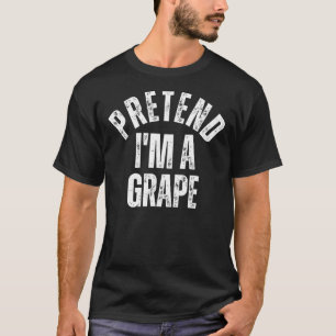 T-shirt Prétendre que je suis un costume d'Halloween pâté
