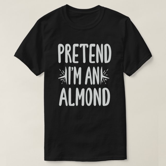T-shirt Prétendre que je suis un costume d'Halloween simpl (Design devant)