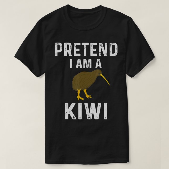 T-shirt Prétendre Que Je Suis Un Costume Oiseau Kiwi Drôle (Design devant)