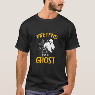 T-shirt Prétendre que je suis un Spider Web Halloween fant