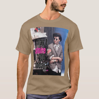 T-shirt Pretty en rose, je t'admire aujourd'hui